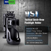 V51 Tactical Flashlight Holster w/Lever Side Lock System Adjust Belt Width