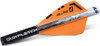 New Archery Products Quickfletch 2" Hellfire Fletching Orange/White New Archery Products Quickfletch 2" Hellfire Fletching Orange/White