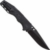 SOG Salute Folding Pocket EDC Knife 3.63 Inch Black W/ Thumbstud - FF11-CP