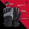 Striker ICE Apex Fishing Gloves Waterproof Breathable Black Grey Large