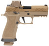 Sig Sauer M18X-9-RX M18X 9mm 21+1 3.9" Barrel Coyote PVD Sig ROMEOM17