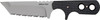 Cold Steel Mini Tac Tanto 3.75" Serrated Fixed Blade Neck Knife w/Sheath