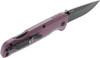 SOG Adventurer LB 3" CRYO 5CR15MOV Steel Lock-Back Mechanism Purple/Black