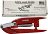 Lee Precision Cast Iron Reloading Breech Lock Hand Press Only Red 90685
