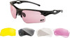 Smith & Wesson M&P Harrier Half Frame Glasses 4 Pairs Quick-Change Lenses