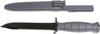 Glock Field 7" Fixed Clip Point Plain/Saw Gray Polymer Handle & Sheath