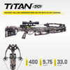 TenPoint Titan 400 Crossbow W/ ACUdraw Silent & Pro-View Scope - Vektra