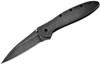 Kershaw Leek Pocket Knife BlackWash Finish 3" Sandvik 14C28N Steel Blade