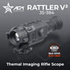 AGM RattlerV2 35-384 Thermal Imaging Rifle Scope 20mK, 384x288 50 Hz Black