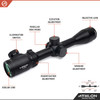 Athlon Optics Neos Riflescope 4-12x40 SFP BDC 500 IR Reticle 1" Tube Black