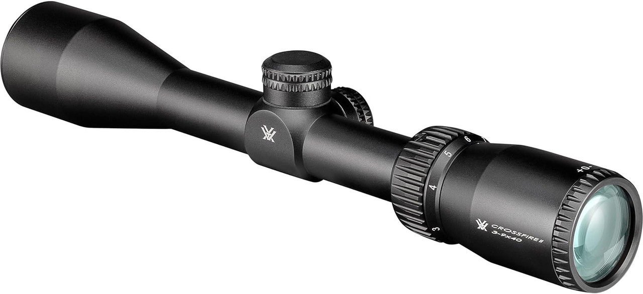 Vortex Crossfire II Rifle Scope 3-9x40 V Plex MOA Reticle Black
