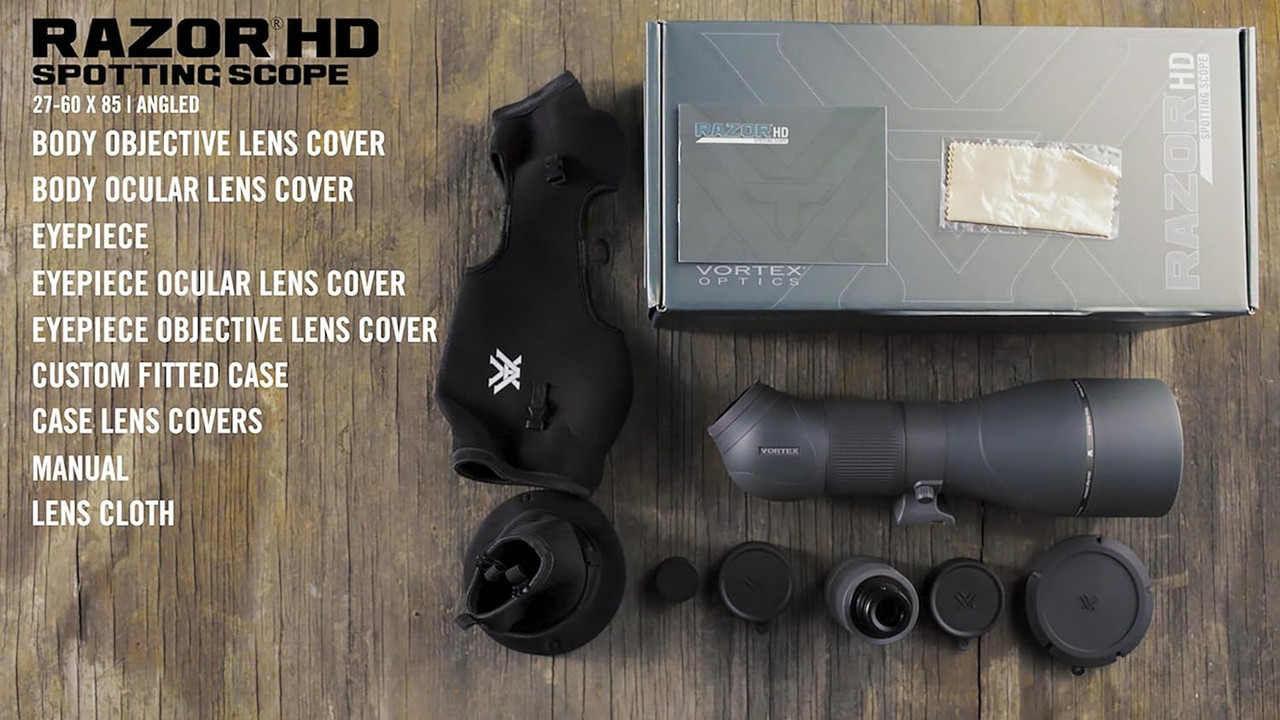 Vortex Optics Razor HD 27-60x85 Angled Spotting Scope - RS-85A
