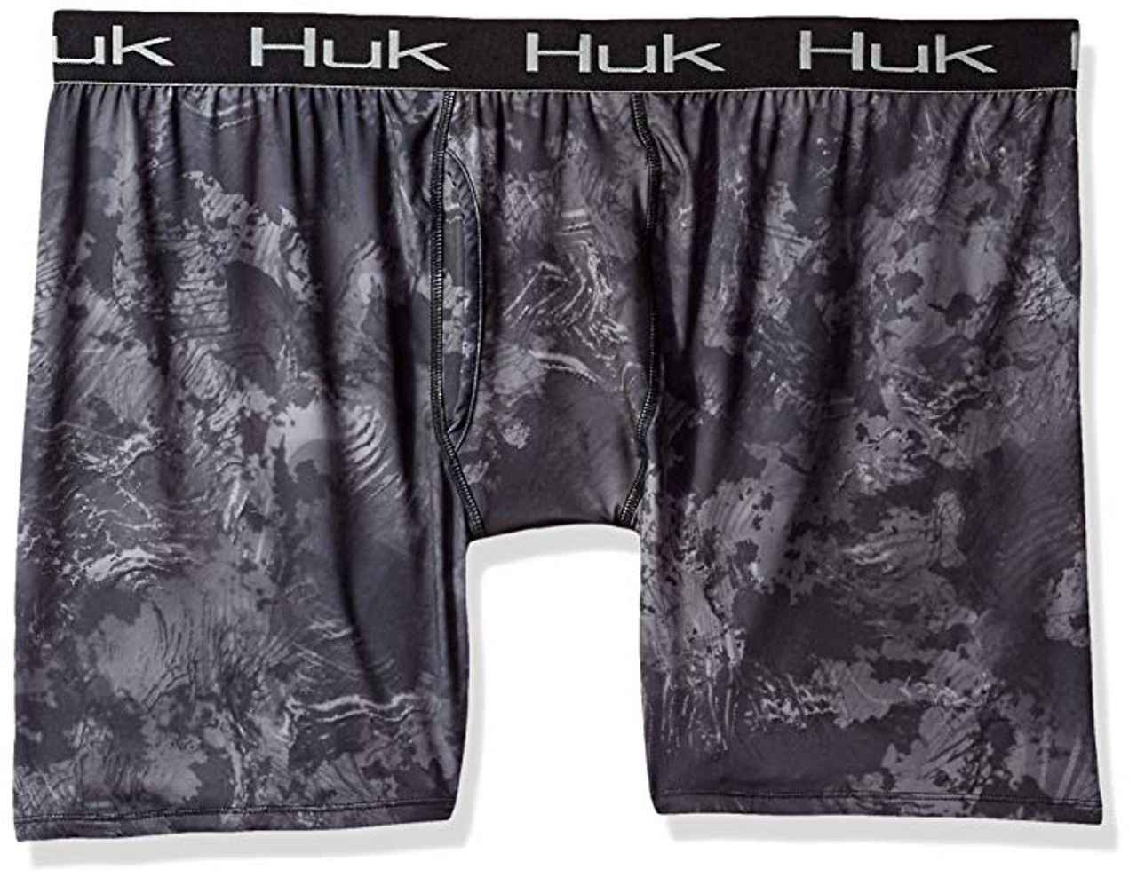 Huk Men's Subphantis Camo Boxer Jock , Night Vision, Medium