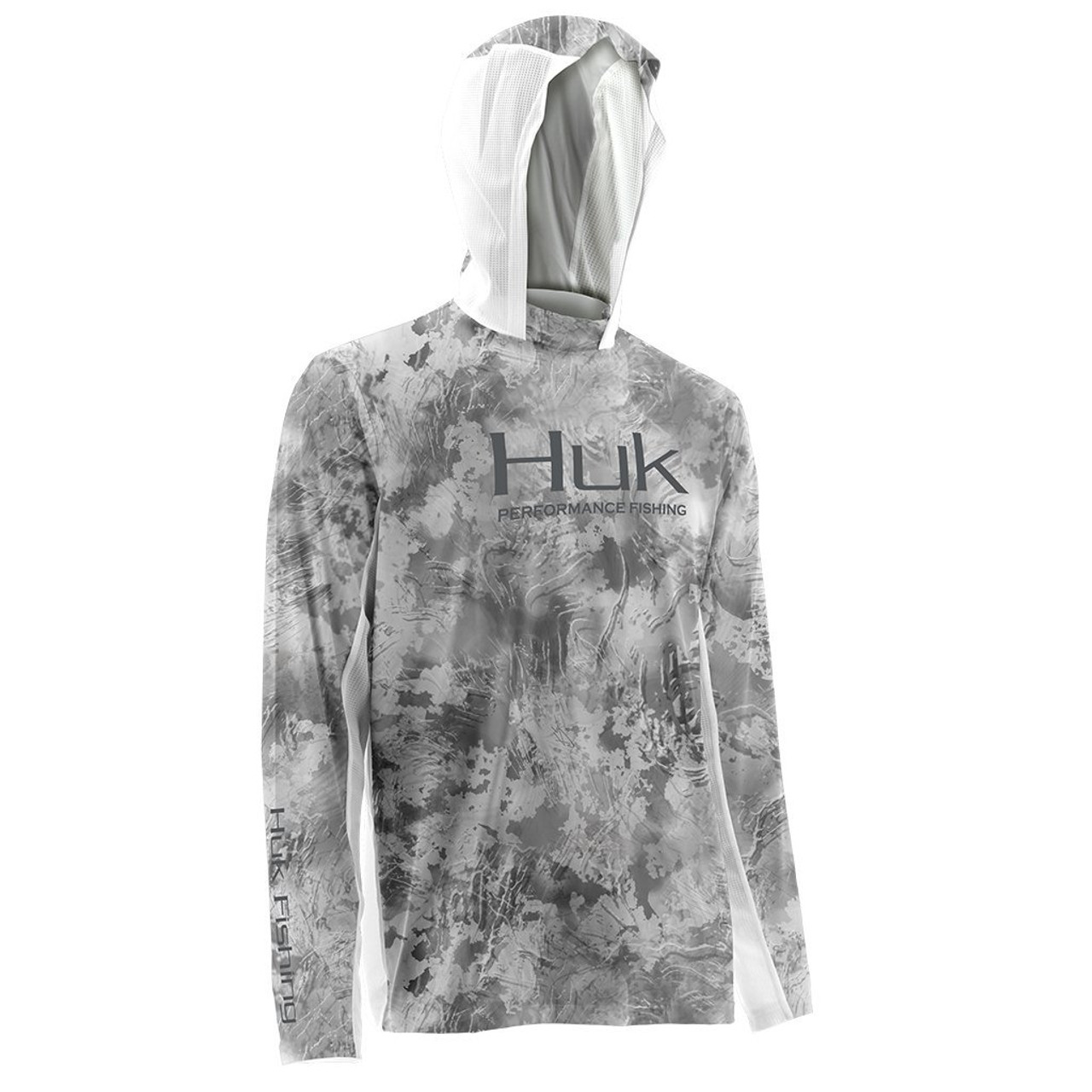 Huk Men's Icon Camo Hoodie, Subzero, Large - H1200153-185-L