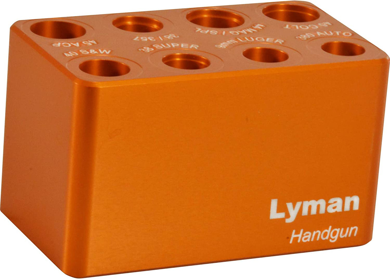 Lyman Handgun "Go/No-Go" Ammo Checker 380 9mm 38 Super 40 45 38/35