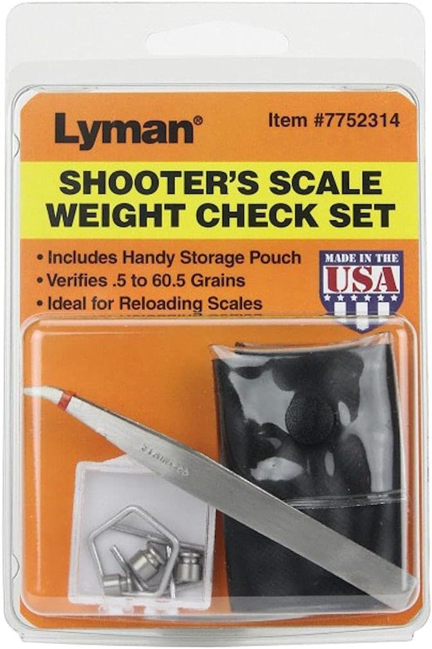 Lyman Shooter's Scale Weight Check Set 7752314 NEW