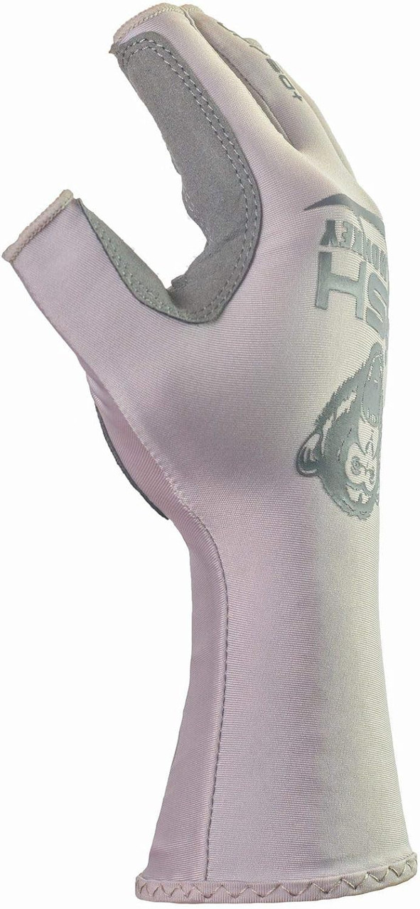 Fish Monkey Gloves Half Finger Guide Glove Light Grey XL FM11-LTGREY-XL