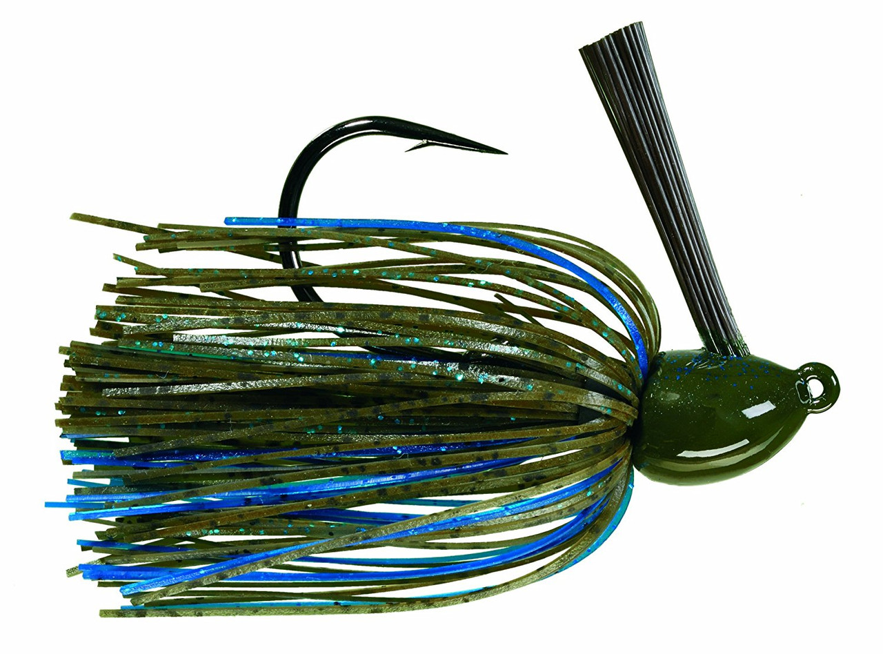 Strike King Hack Attack Heavy Cover Jig, 3/8 Oz, OkeeChobee Craw