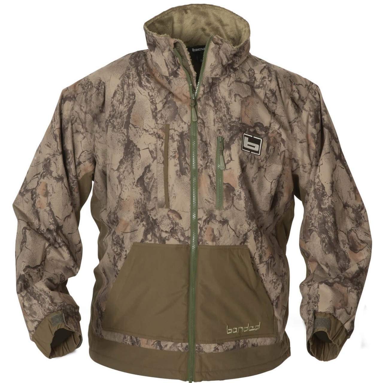 Banded Chesapeake Full Zip Pullover, Natural Gear, Extra Large