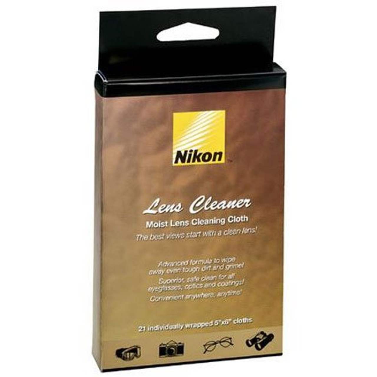Nikon Lens Cleaner Wet Cloths, 30 Pack - 8175
