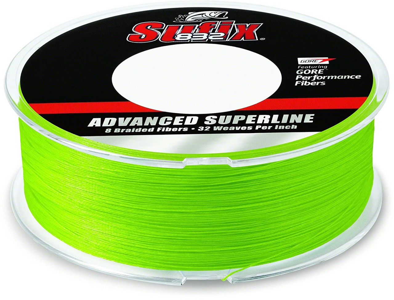 Sufix 832 Advanced Superline 15 Lb, 600 Yards, Neon Lime - 660-215L