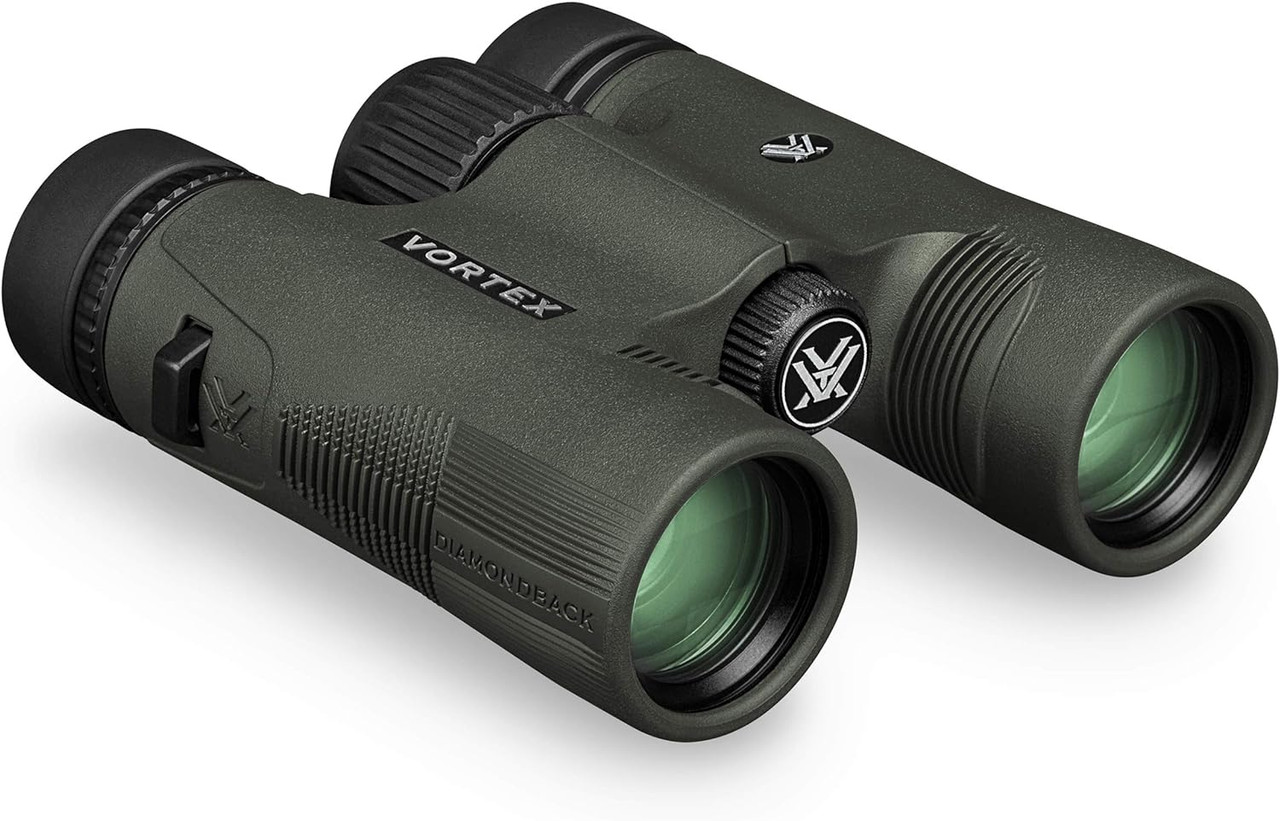 Vortex Optics Diamondback HD 10x28 Binoculars, Green - DB-211 Vortex Optics Diamondback HD 10x28 Binoculars, Green - DB-211