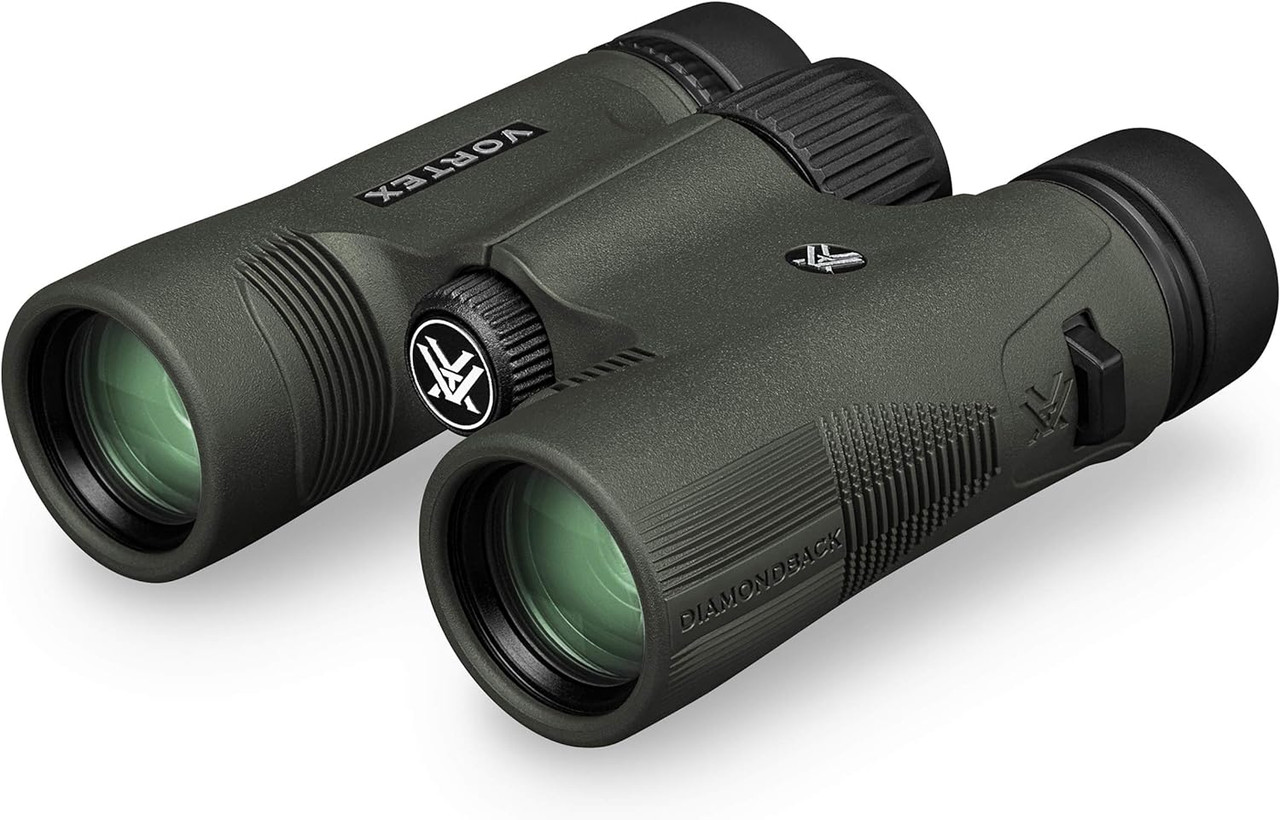Vortex Optics Diamondback HD 10x28 Binoculars, Green - DB-211 Vortex Optics Diamondback HD 10x28 Binoculars, Green - DB-211