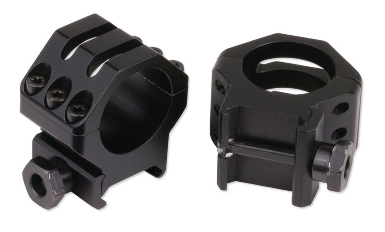 Weaver Tactical 6-Hole Caps, 1 Inch High Rings  Up To 44mm OBJ Lens, 48350