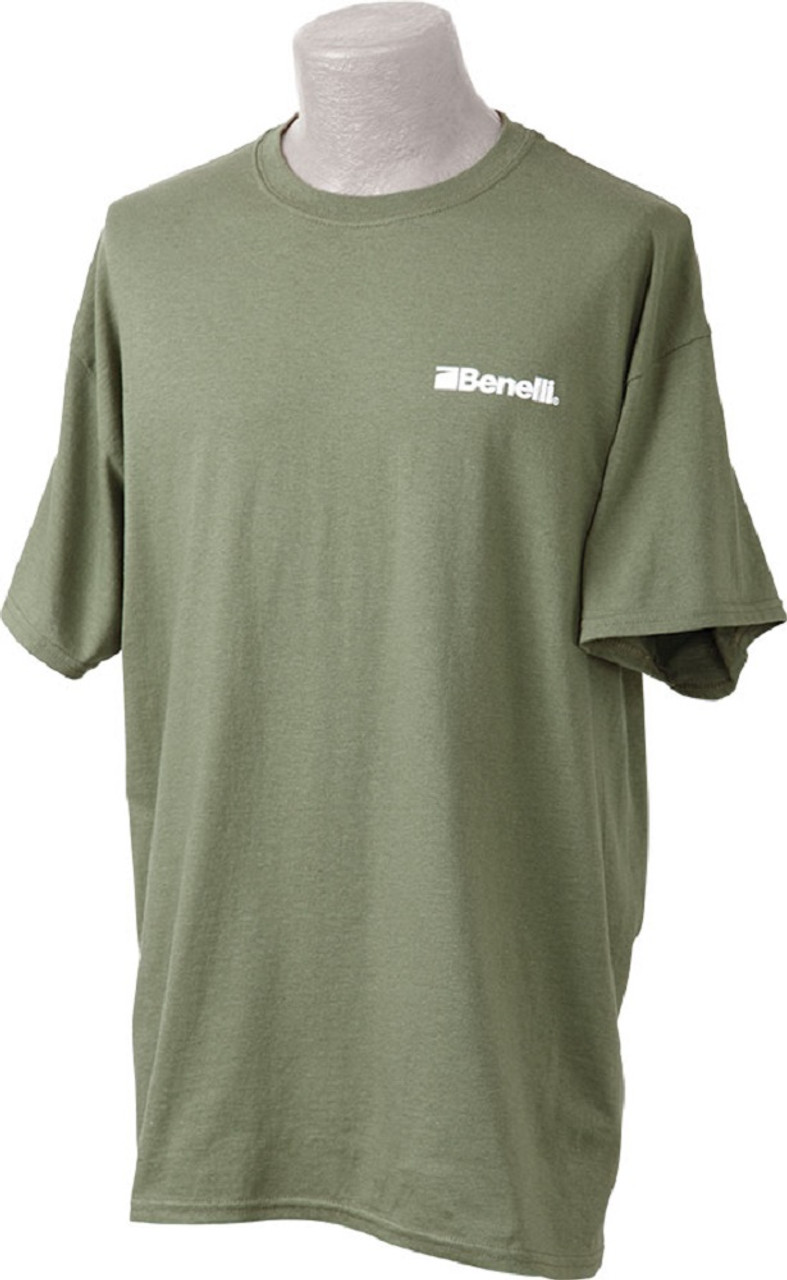 Benelli Troop Support OD Green Logo Tee T Shirt Size X Large 93003XL