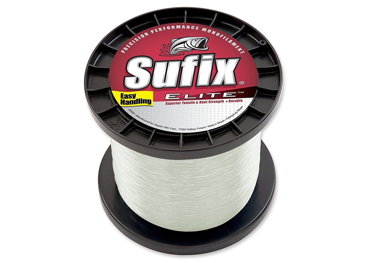 Sufix Elite Monofilament Fishing Line, 8 lb, 3000 Yard, Clear - 661-308