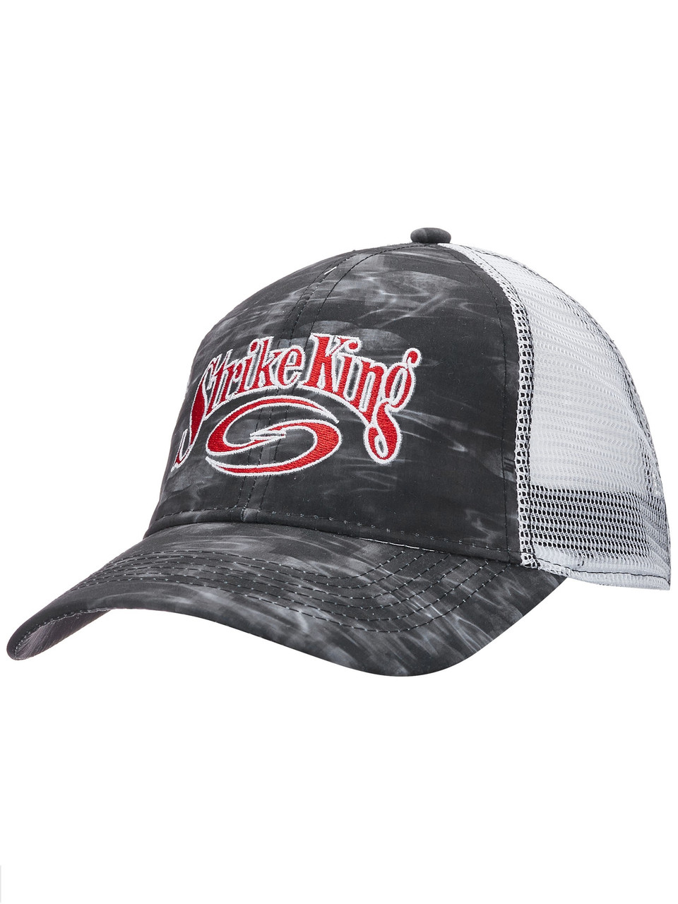 Strike King Trucker Cap Hat, Scale Tech Black/White - CAP-5