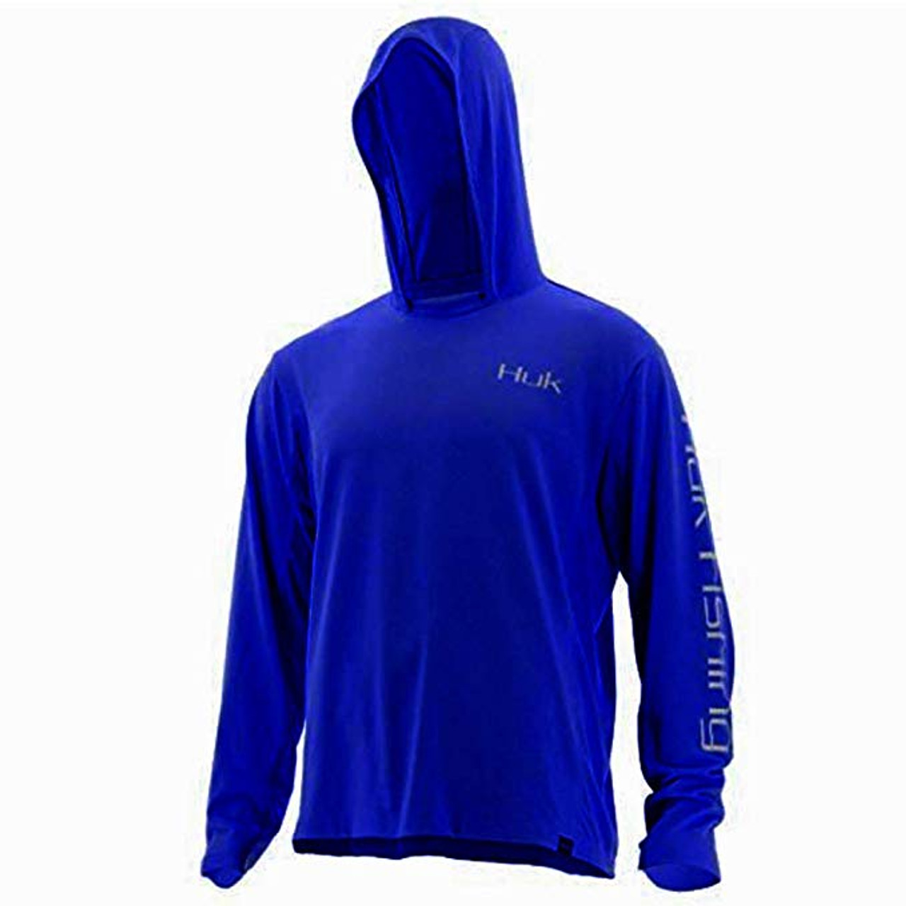 Huk Fishing Men's Icon Hoodie, Dark Blue, Medium - H1200139-401-M