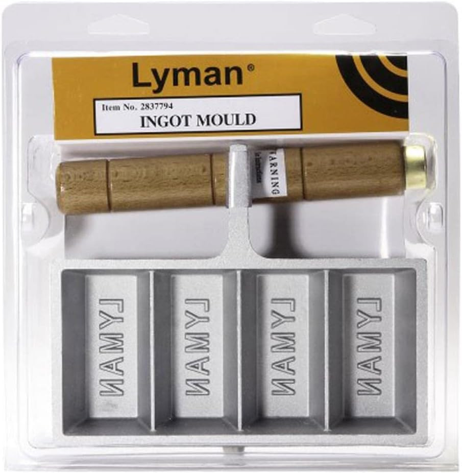 Lyman 4 Cavity Lead Ingot Mold With Handle - 2837794