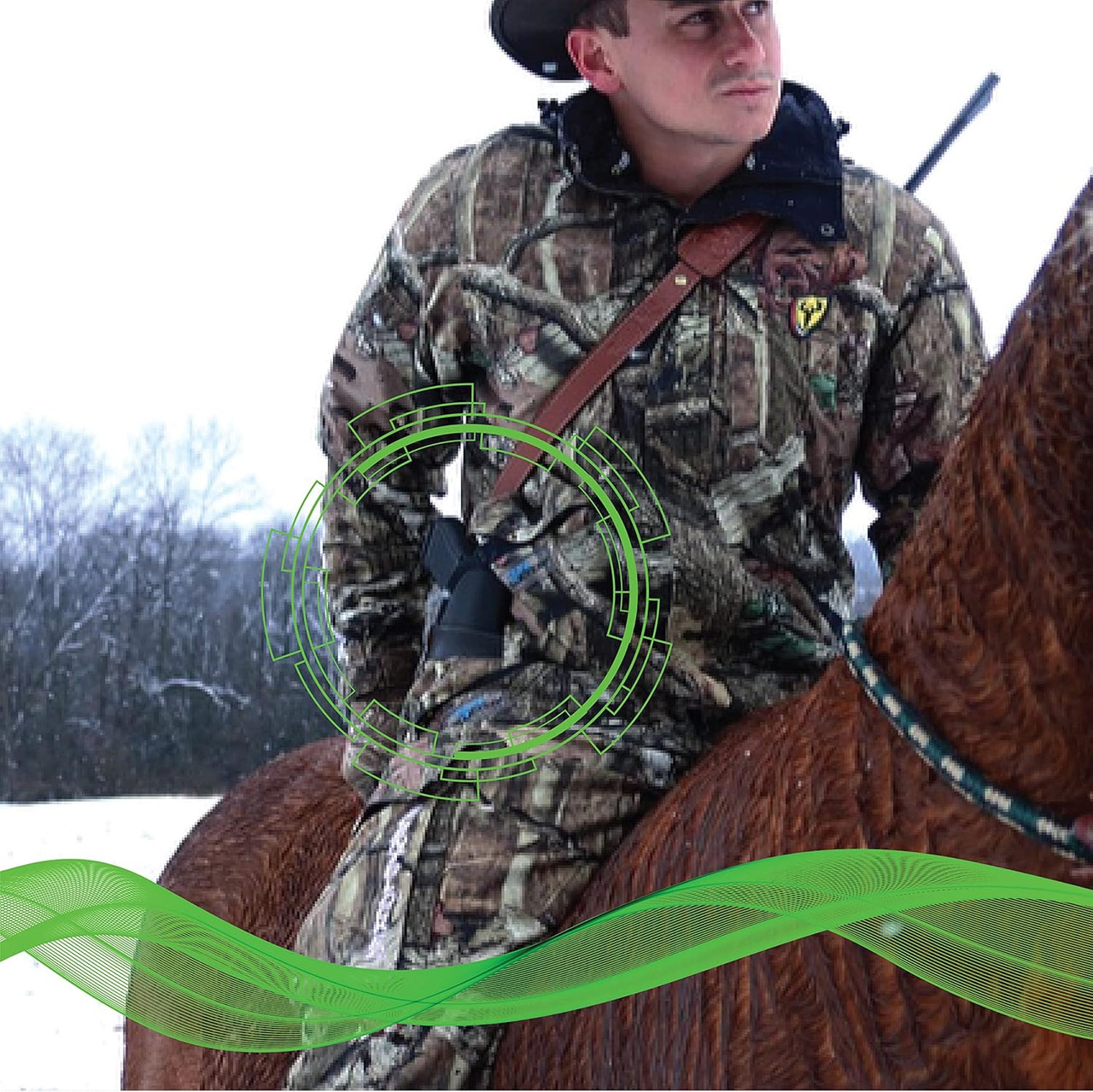 Sticky Holsters SM-5 Glock 42 Synthetic Rubber Black w/Green Logo