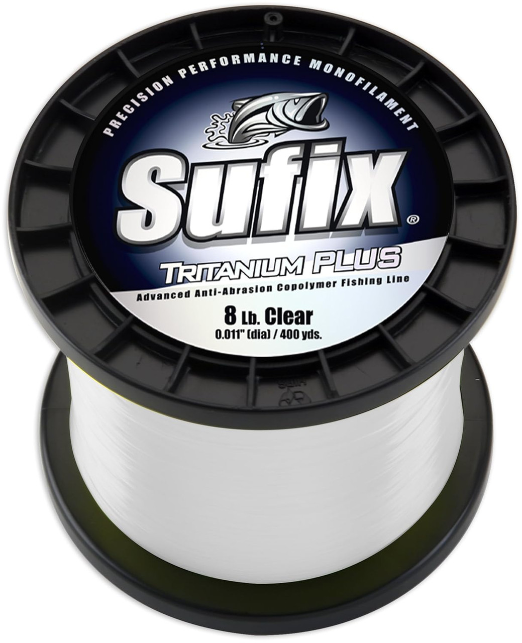 Sufix Tritanium Plus Fishing Line, 25 LB, 535 YDS, Clear - 696-125