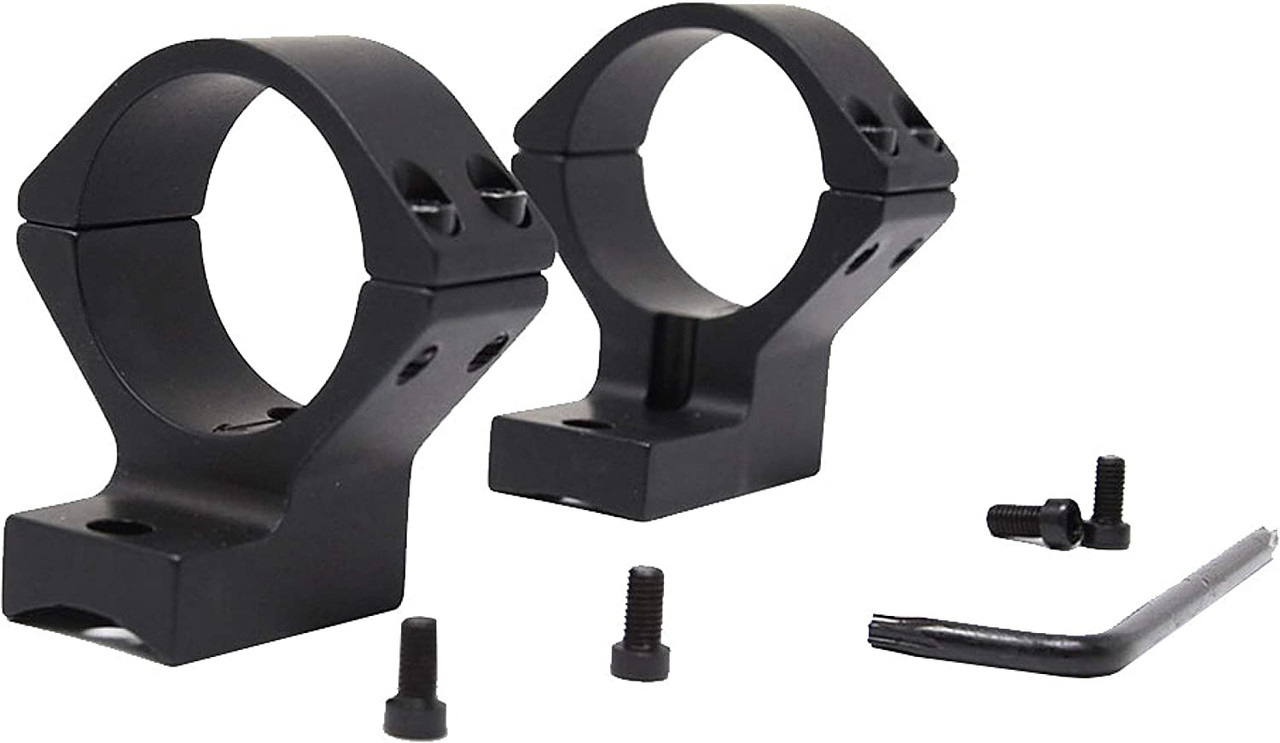 Talley 30 MM Scope Rings Black Medium Remington 700 LA 740700LM Talley 30 MM Scope Rings Black Medium Remington 700 LA 740700LM