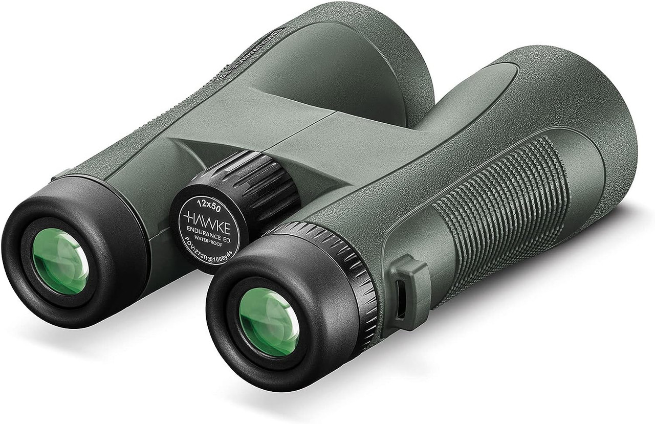 Hawke Optics Endurance ED Binoculars, 12X50 Green - 36211