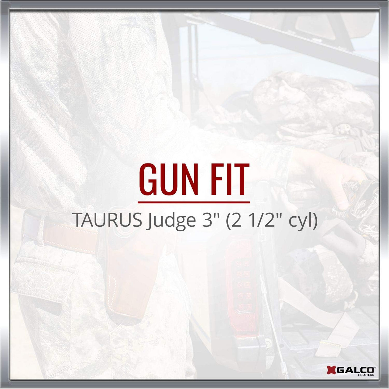 Galco Dual Action Outdoorsman Holster for Taurus Judge 3" Tan RH DAO196