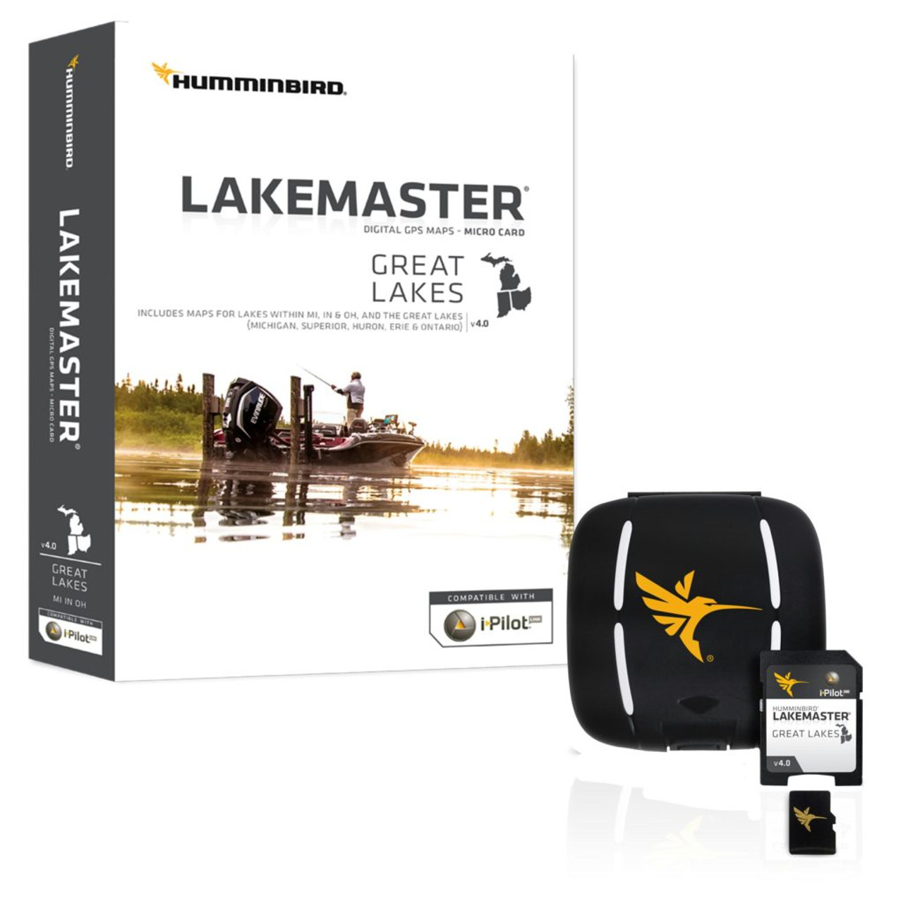 Humminbird Lake Master Great Lakes Edition GPS Map Micro SD V4 600015-7