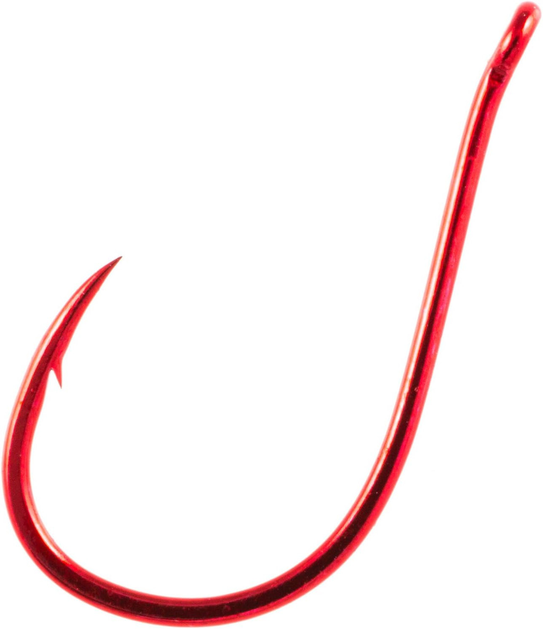 Owner Hooks Red Mosquito Light Wire Hook Size 6 10 Pack 5177-053