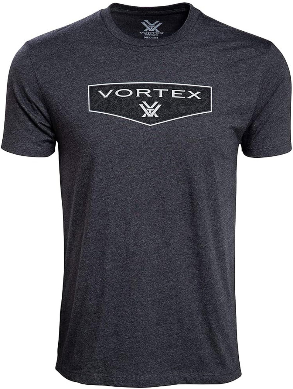 Vortex Optics Shield Short Sleeve T Shirt Charcoal Heather X Large