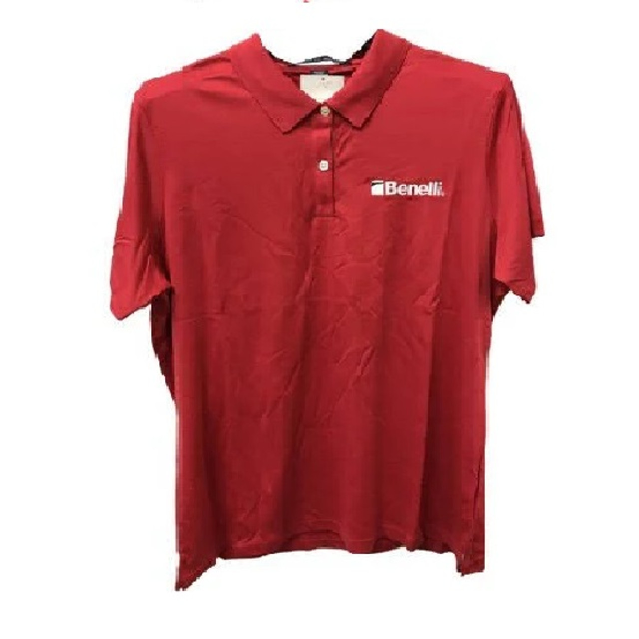 Benelli Womens Polo T Shirt Red Extra Large 93008XL