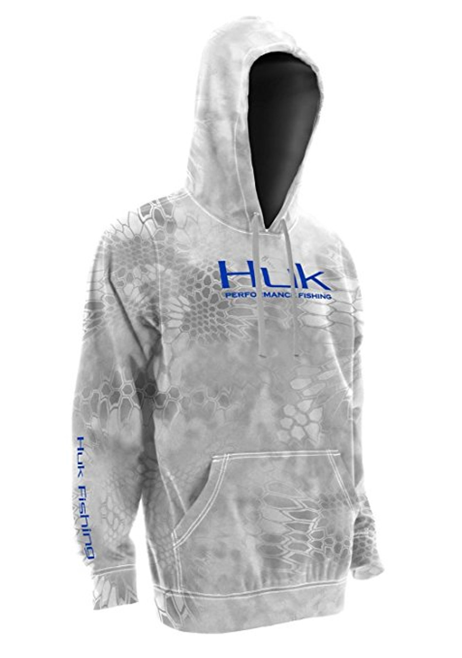 Huk Men's Full Kryptek Performance Hoody, Yeti, Medium - H1300008-YT1-MD