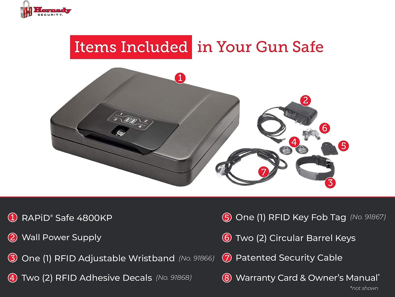 Hornady RAPiD Gun Safe With RFID Instant Access 98141