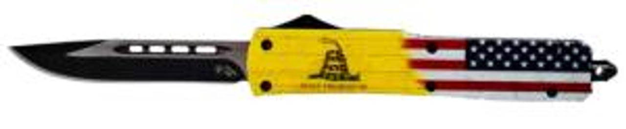Templar Knife Slim Don't Tread on Me Drop Black M-DTOM-33-1 NIB 3.5"