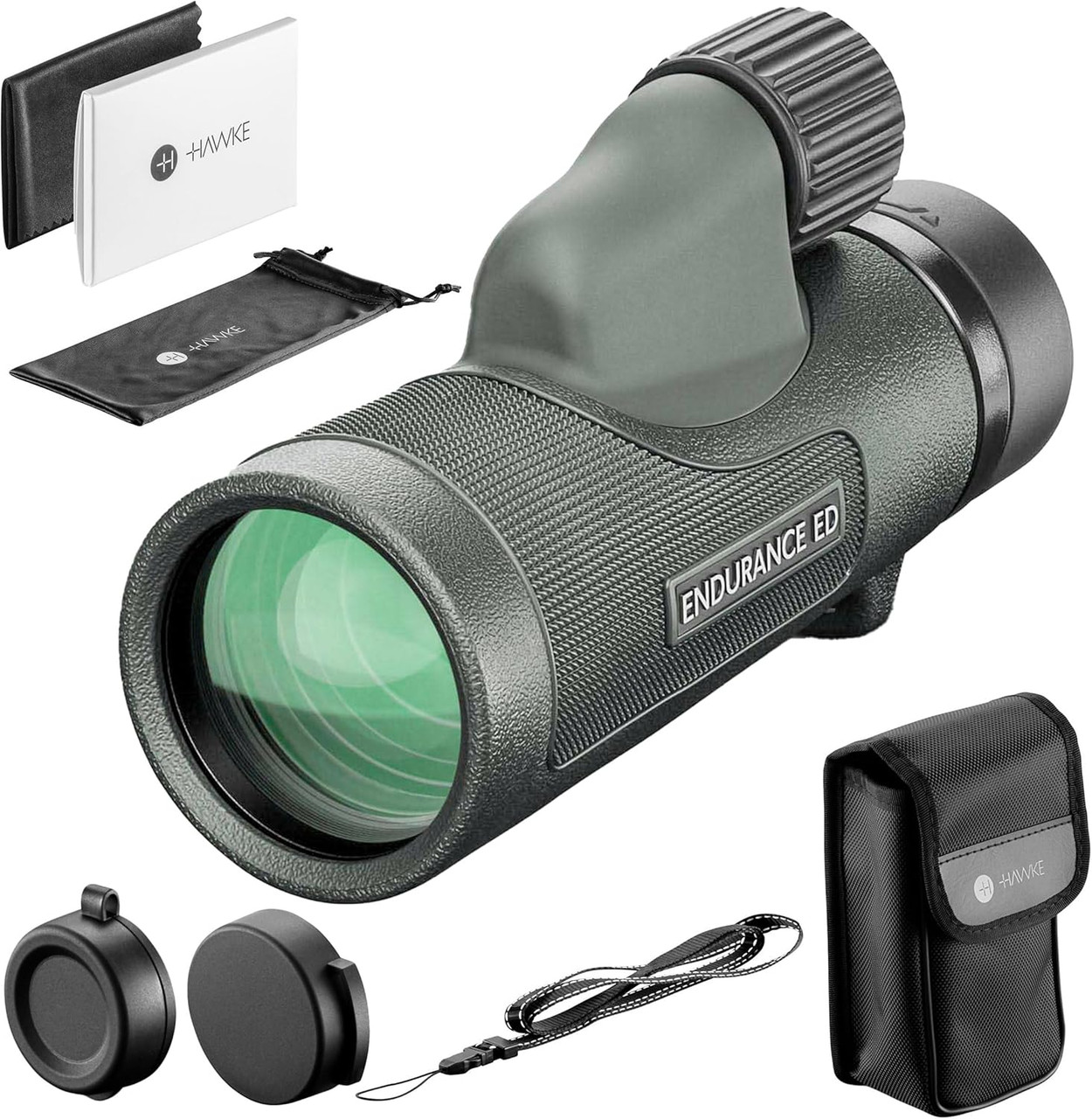 Hawke Optics Endurance ED 8x42 Monocular Green 36320