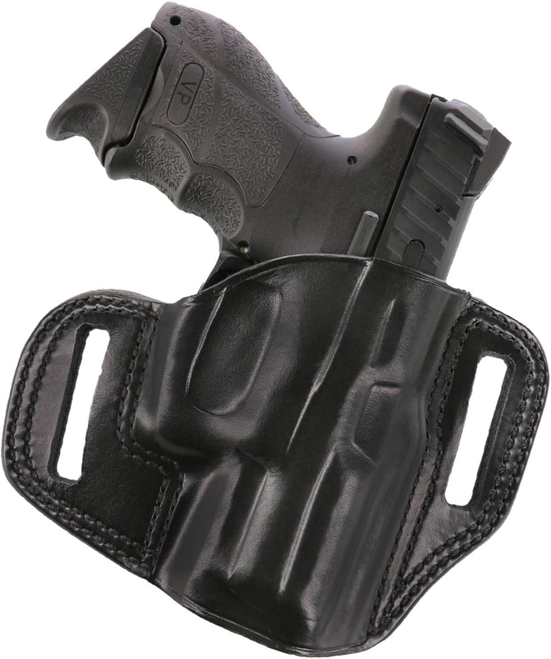 Galco Combat Master Belt Holster fits Glock 43, Hellcat, Right Hand, Black