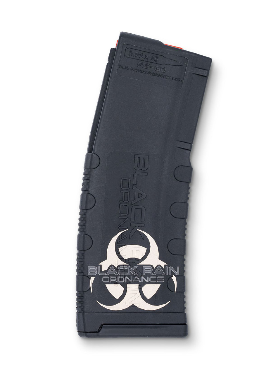 Black Rain Ordnance Logo 5.56 30 Round Magazine BRO-MAG30-BRLOGO