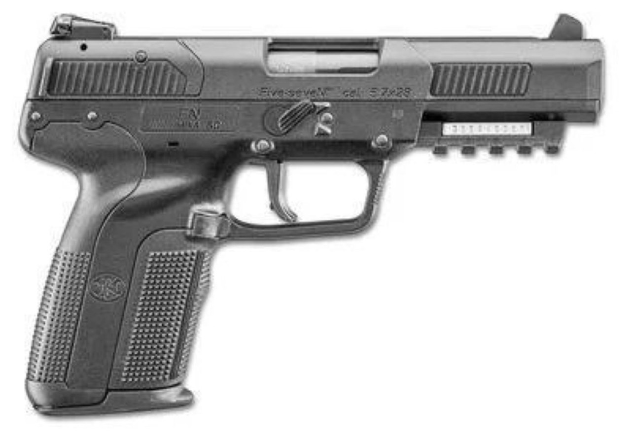 FN 3868900751 Five-seveN 5.7x28mm 4.80" BBL 20+1  Black Polymer