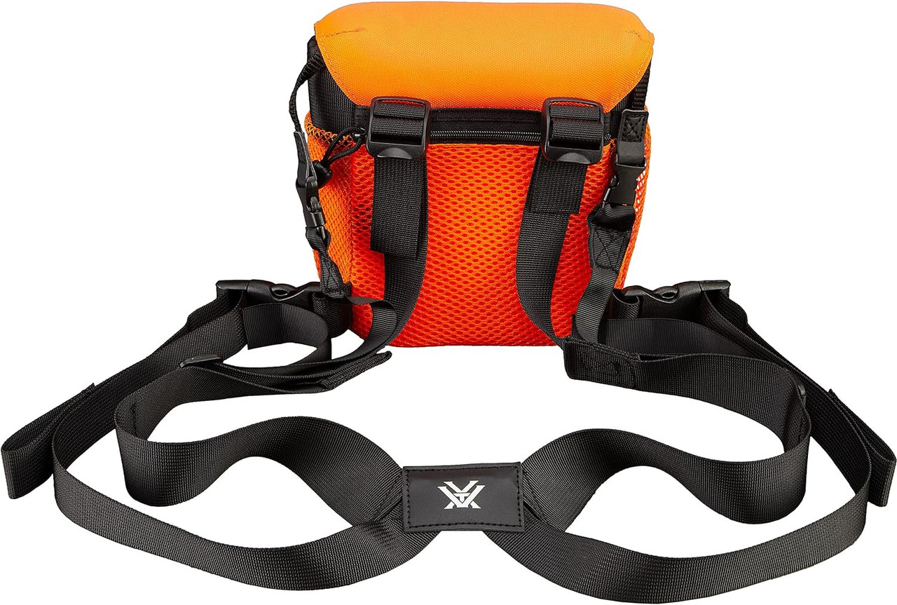Vortex Optics Glasspak Binocular Harness Blaze Orange P400BLZ Vortex Optics Glasspak Binocular Harness Blaze Orange P400BLZ